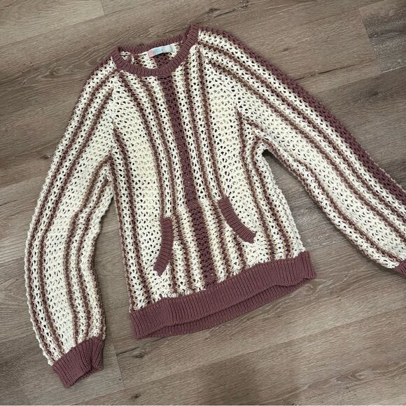 Free People Dayton Crochet Sweater Pullover Size XL - Picture 7 of 16